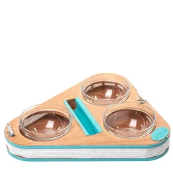 3-Slot Triangular Hors D'Oeuvres Tray