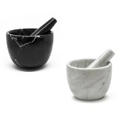 Small Black Marble Mortar and Pestle