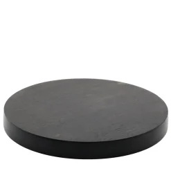 Small Black Wenge Wood Base Wireless Charger