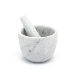 Small Carrara Marble Mortar and Pestle