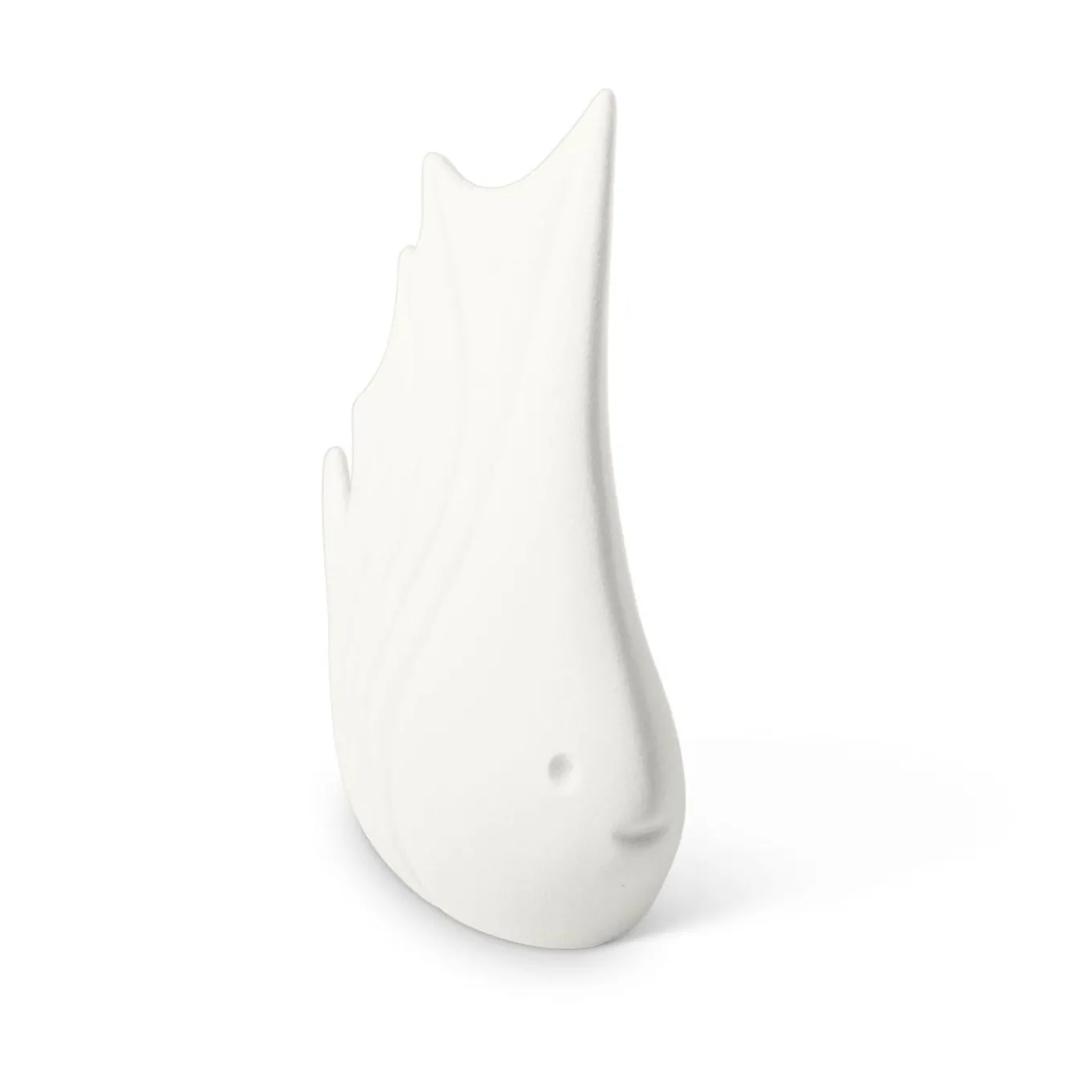 Small Ceramic Tropical Fish in White