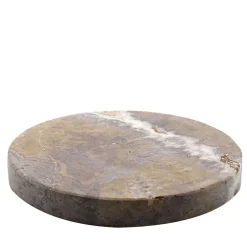 Small Emperador Brown Marble Base Wireless Charger