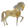 Small Gold Glass Prancing Horse