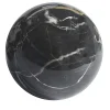 Small paperweight sphere in Portoro marble