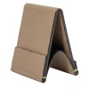 Small Tamarone Beige Leather Table Number Holder
