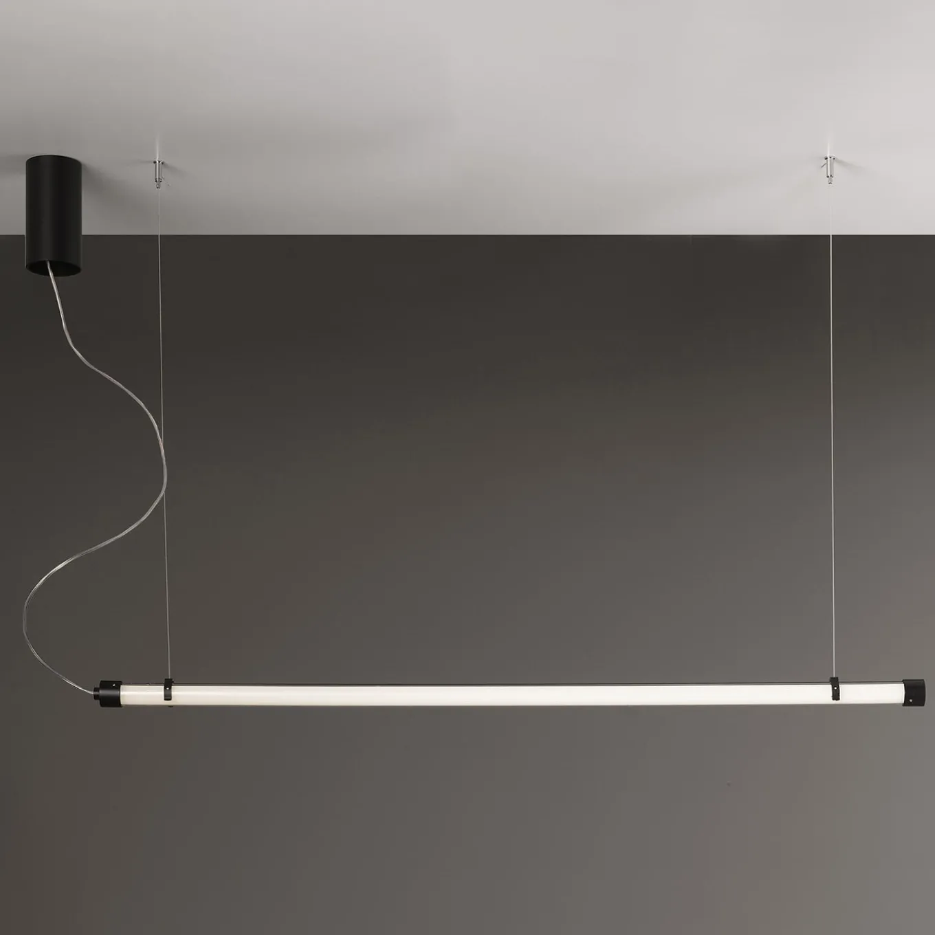 Small Tre&Sessanta Transparent Metacrylate Suspension Lamp