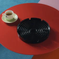 Snake 5 Multicolor Steel Low Table by Carlo Contin #2