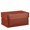 Snob red leather box