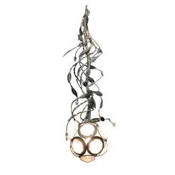 Snowball Phytomorphic Silver Pendant Lamp