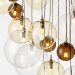 Soap Bubbles Cascade Polcyhrome Chandelier