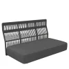 Sofa CX with Rope Backrest Dark Gray