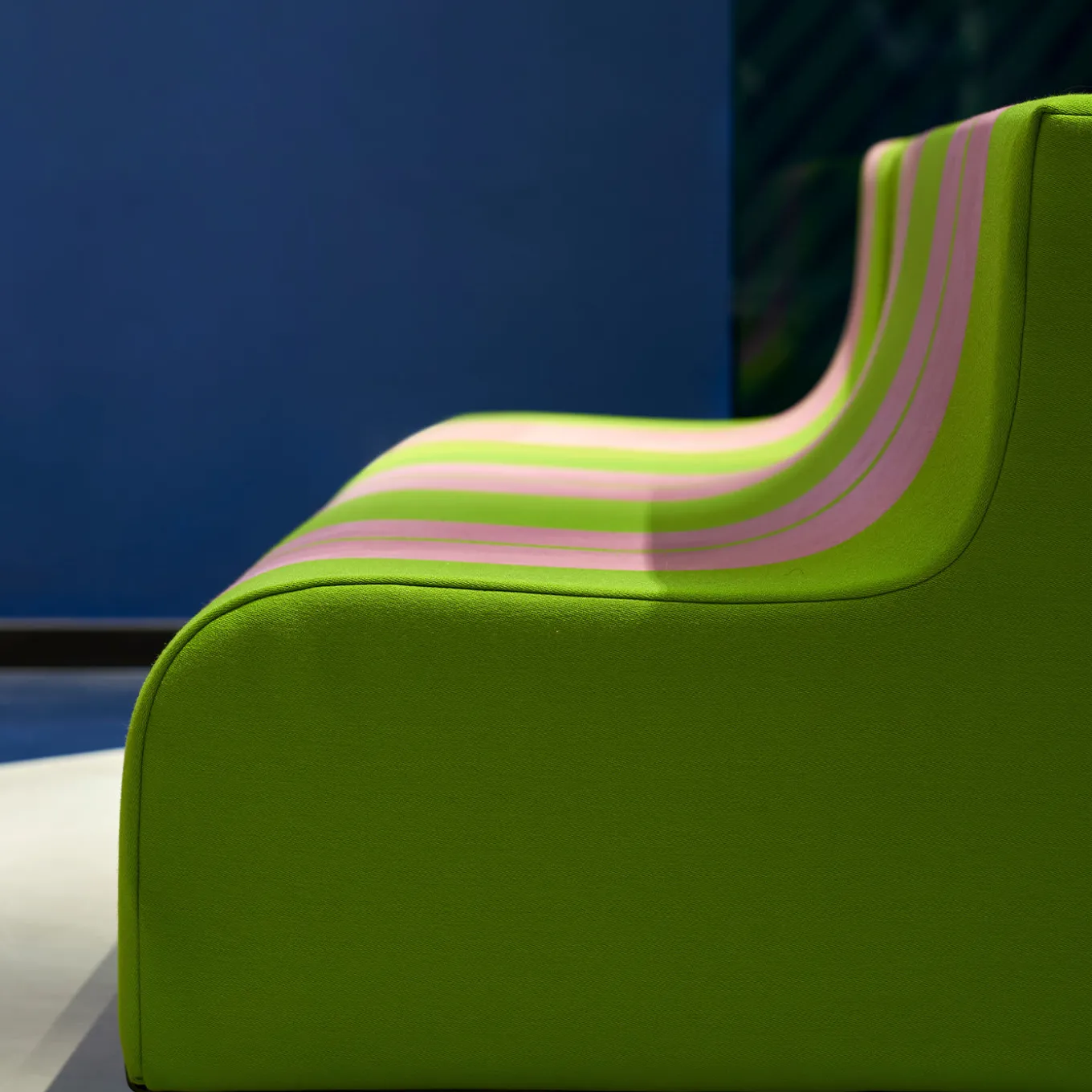 Sofo Green and Pink Armchair