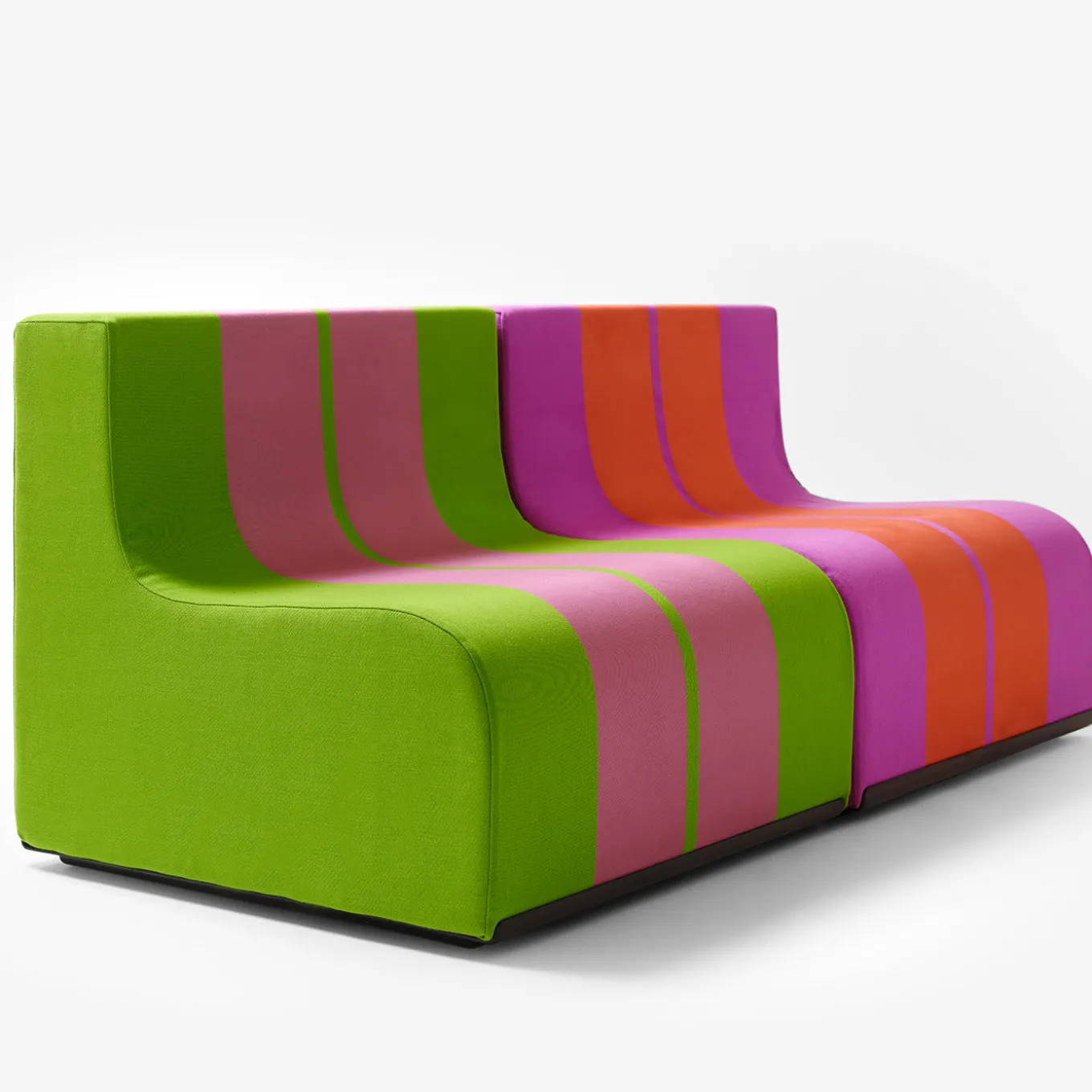 Sofo Green and Pink Armchair