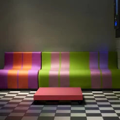 Sofo Purple and Red Armchair