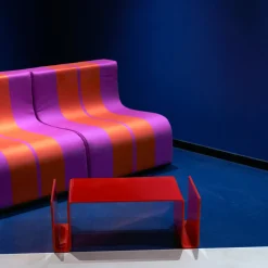 Sofo Purple and Red Armchair