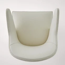 Soft White Swivel Chair