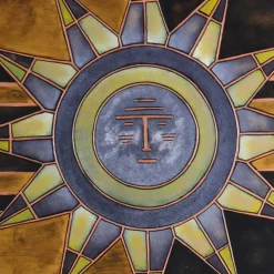 Sole Al Centro Plate with Sa Burra Background