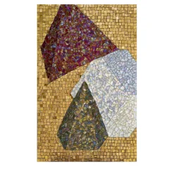 Solidi Platonici 2 Polychrome Mosaic Panel