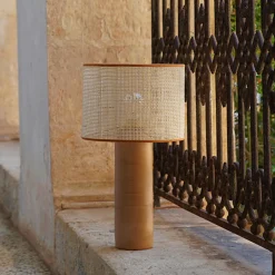 Sonora Rattan Small Table Lamp #2