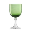 Soraya Green Twisted Wine Glass