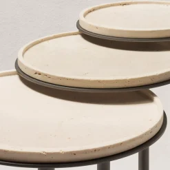 Sorrento Marble Side Table - Medium