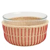 Soufflé Mold With Wicker Basket
