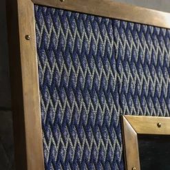 SP120/1 Patterned Fabric-Covered Mirror