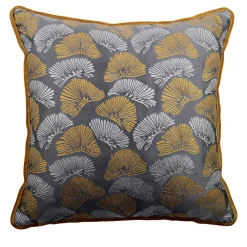 Sparkling Carrè Cushion in Jacquard Fabric and Silk Velvet