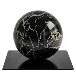 Sphere In Portoro Marble Paperweight