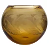 Spherical Vase with Lilies