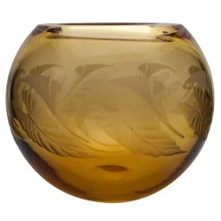 Spherical Vase with Lilies
