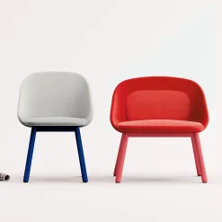 Spoon Red & Pink Lounge Chair by Studio Pastina