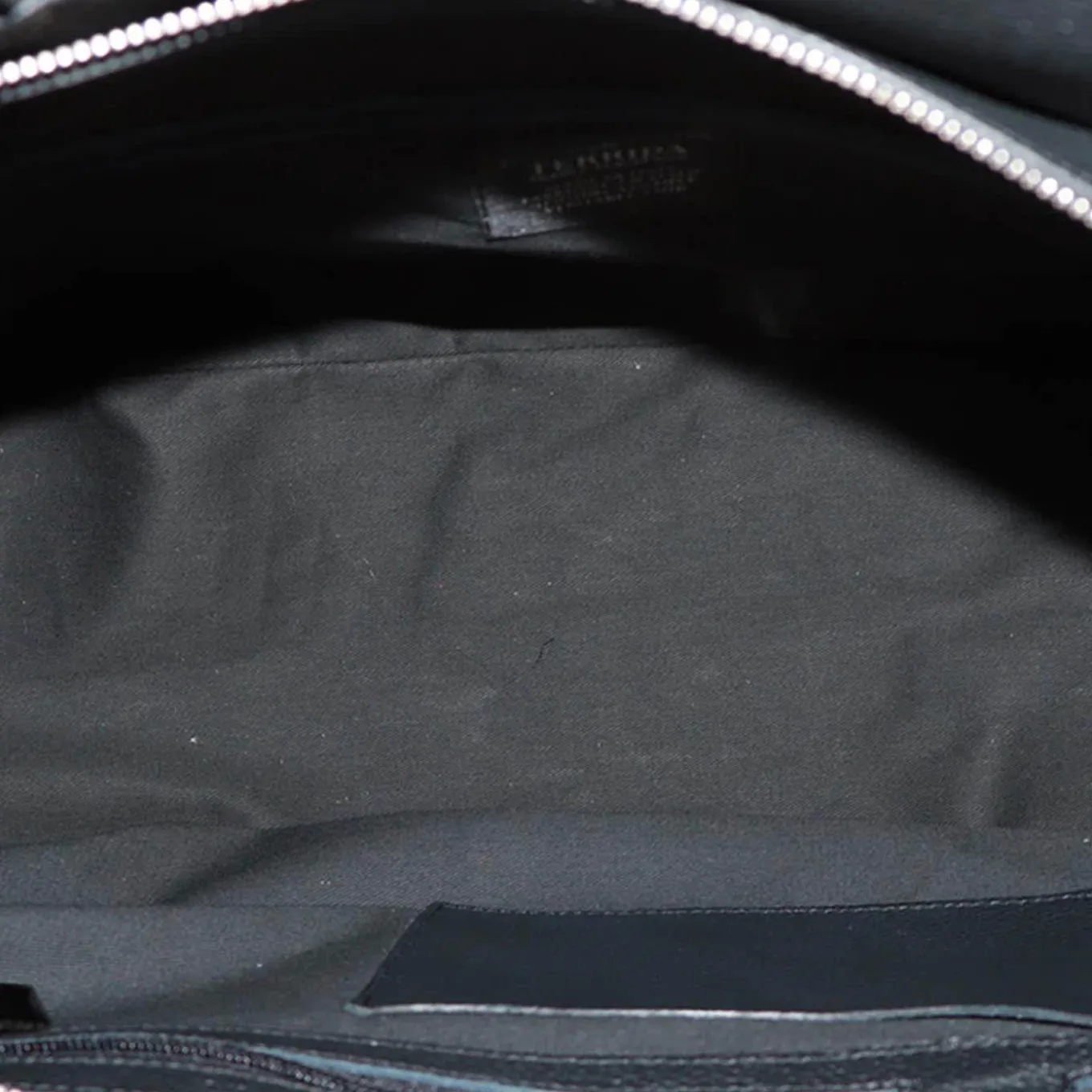 Sport Black & White Bag with Tennis-Racket-Shaped Pocket