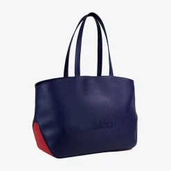 Sport Blue & Red Bag with Tennis-Racket-Shaped Pocket