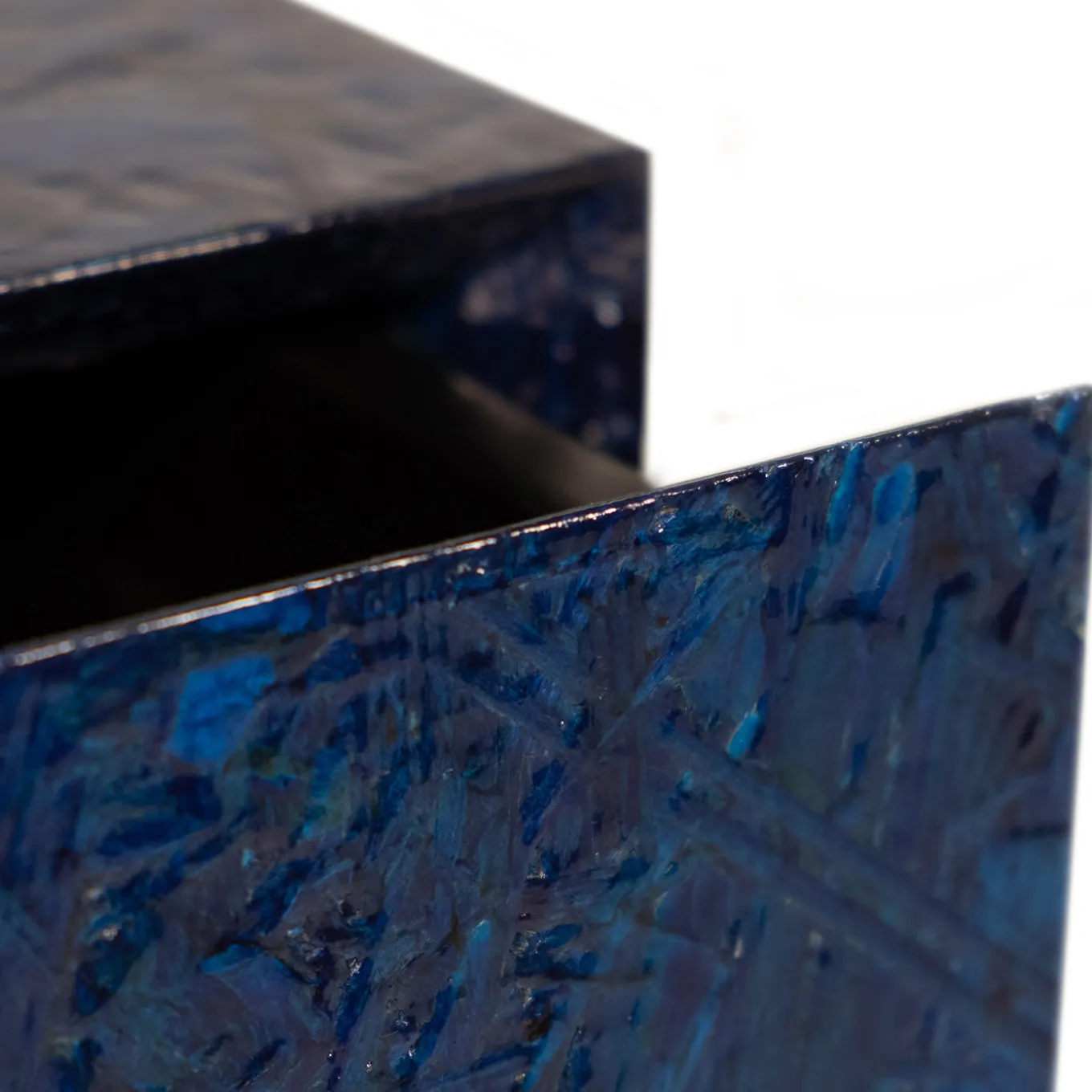 Spring Bedside Table With Drawer Blue by Fabrizio Contaldo