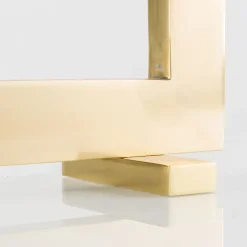 Sputnik Linen And Brass Table Lamp