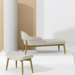 Spy 664 Beige Chaise Longue by Emilio Nanni