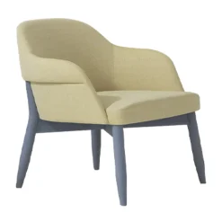 Spy 651 Yellow and Blue Armchair by Emilio Nanni