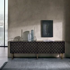 Square Sycamore Sideboard