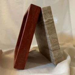 Square Tray in Travertine Stone