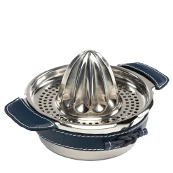 Squeezer with Blue Eco-Leather and Rope Inserts