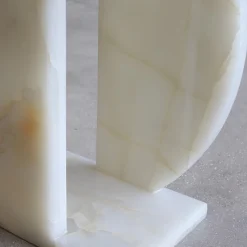 SSC105 Onyx Marble Sculptural Console