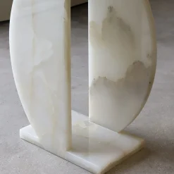 SSC105 Onyx Marble Sculptural Console
