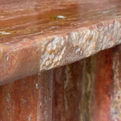 SSC103-2 Travertino Rosso Marble Console