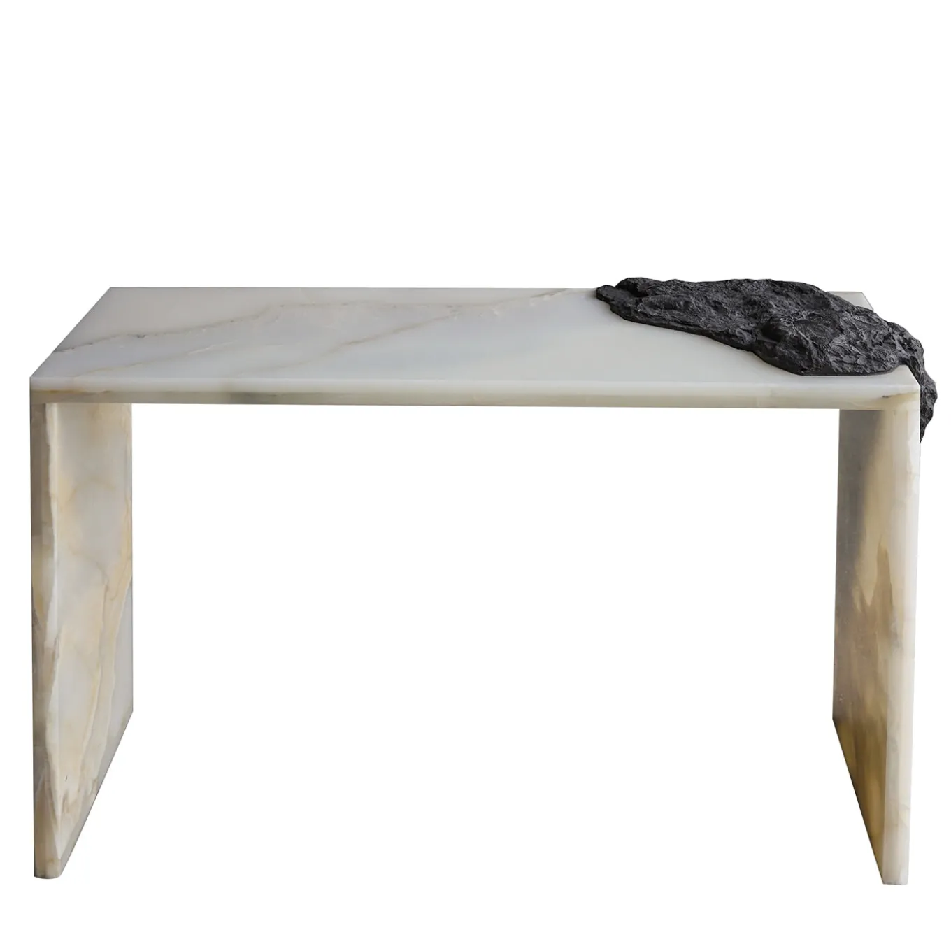 SSC106 White Onyx Console