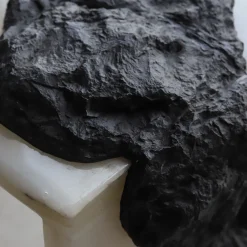 SSC106 White Onyx Console