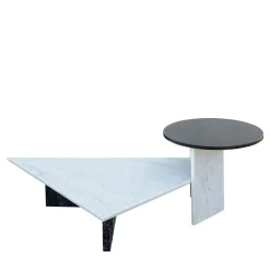 SST014 Carrara and Marquinia Marble Low Tables