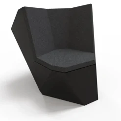 21st Century Dark Grey Rolling Stone Armchair