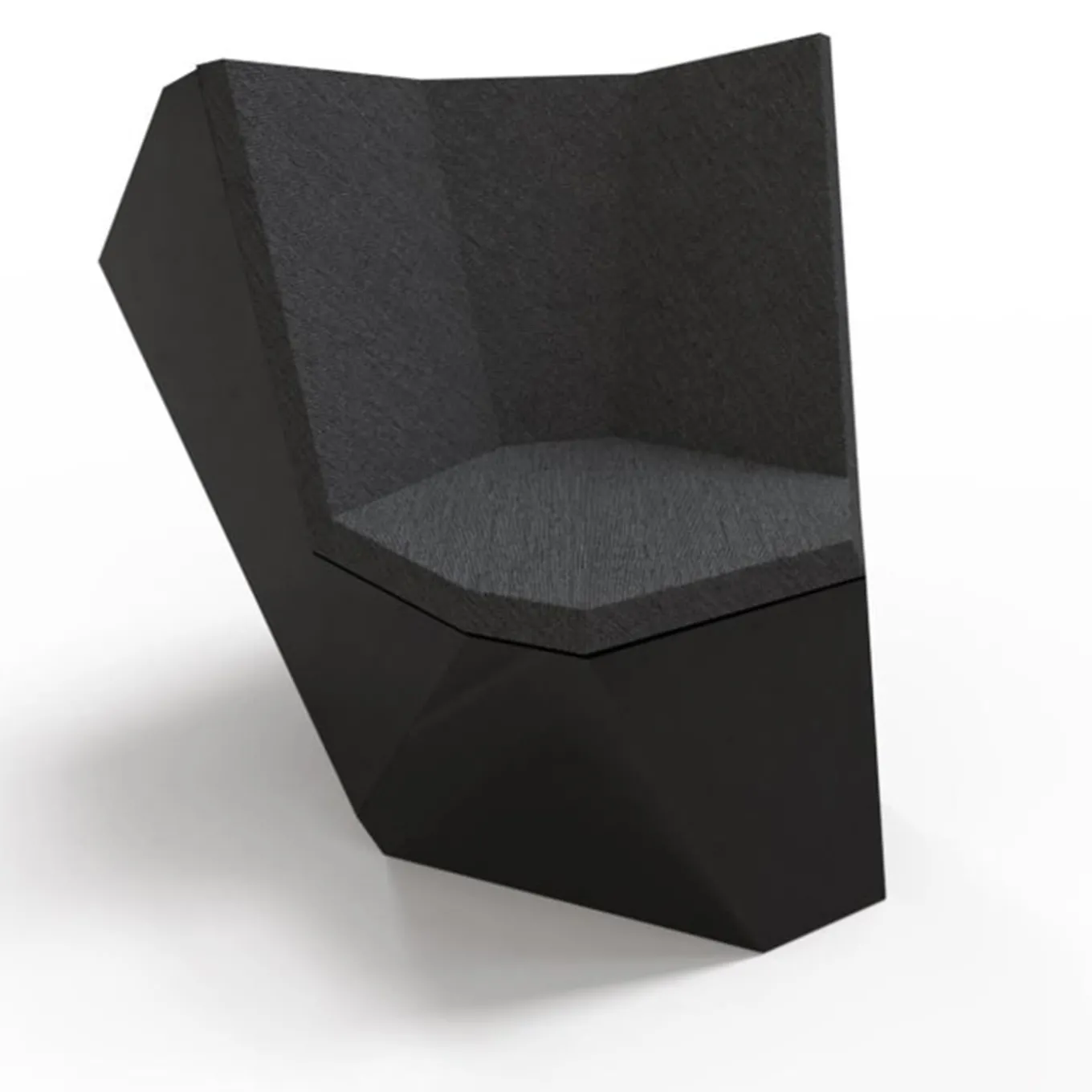 21st Century Dark Grey Rolling Stone Armchair