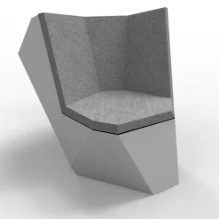 21st Century Grey Rolling Stone Armchair